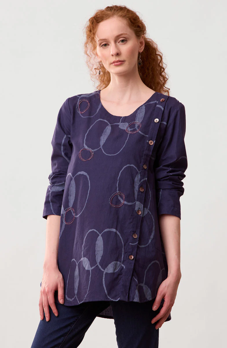 Smitali Scoop-Neck Swing Tunic - Starlight - Image 2