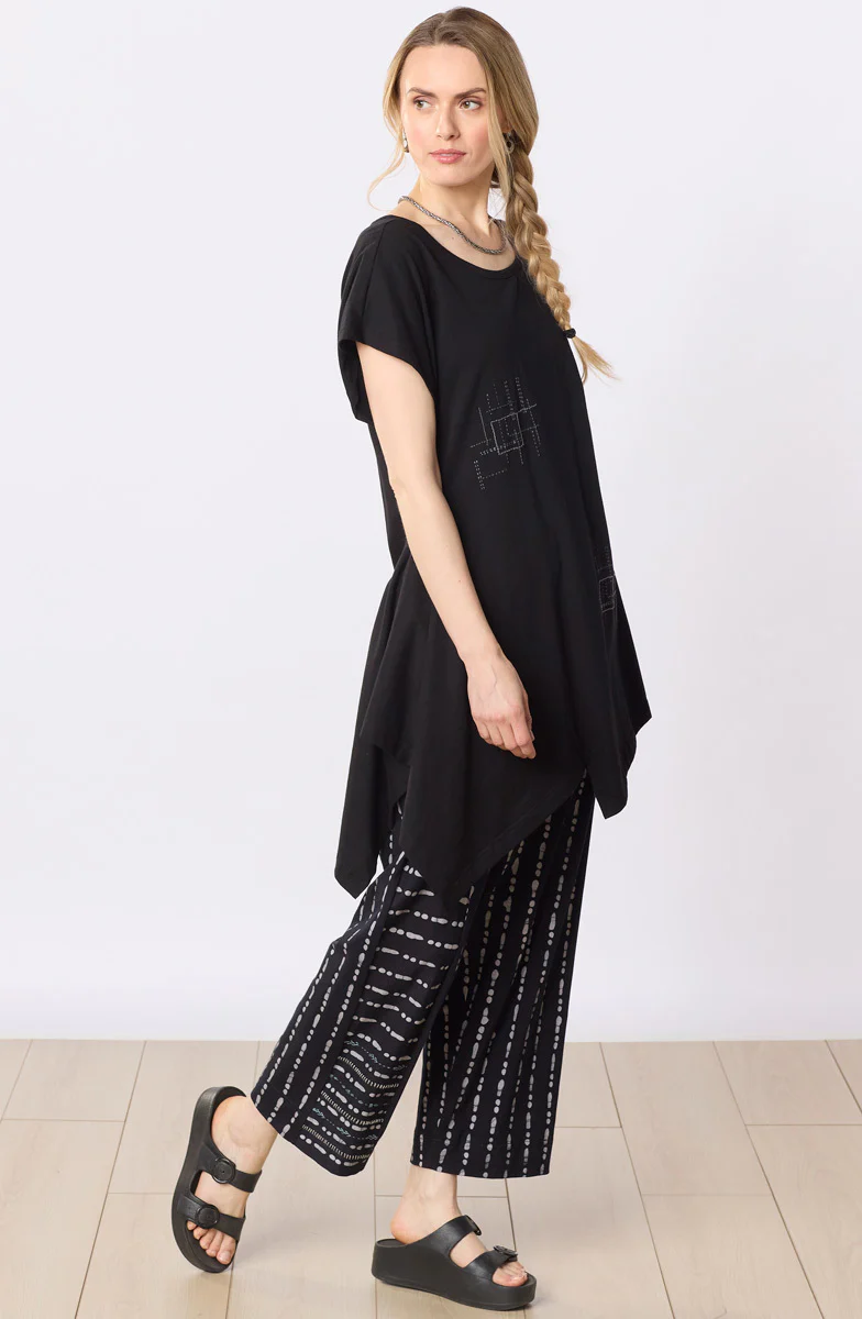 Sonali Cotton Jersey Asymmetrical Top - Image 13
