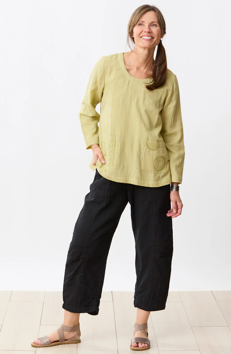 Subhi Double Gauze Straight-Leg Pant - Image 10