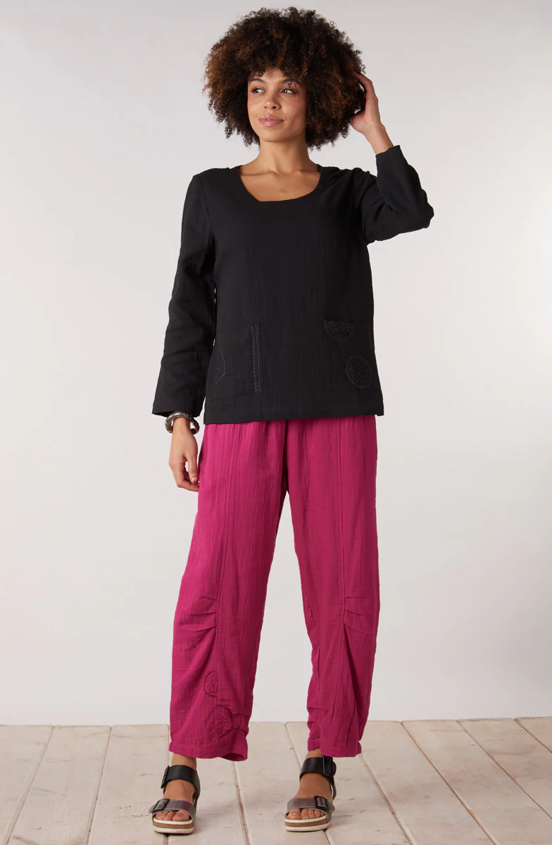 Subhi Double Gauze Straight-Leg Pant - Image 17