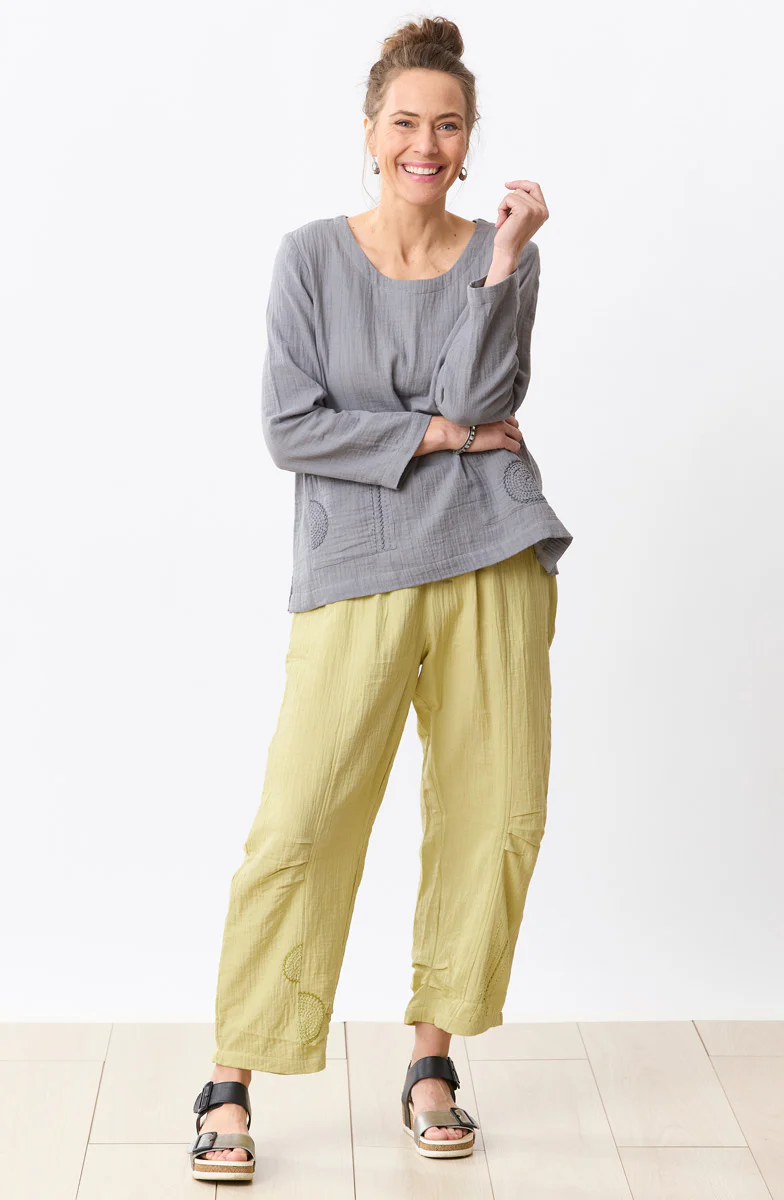 Subhi Double Gauze Straight-Leg Pant - Image 19