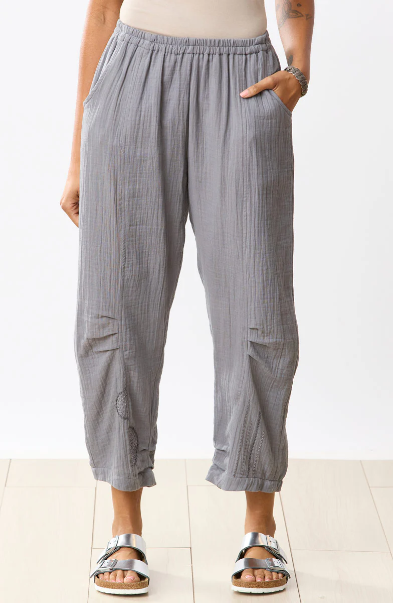 Subhi Double Gauze Straight-Leg Pant - Image 2