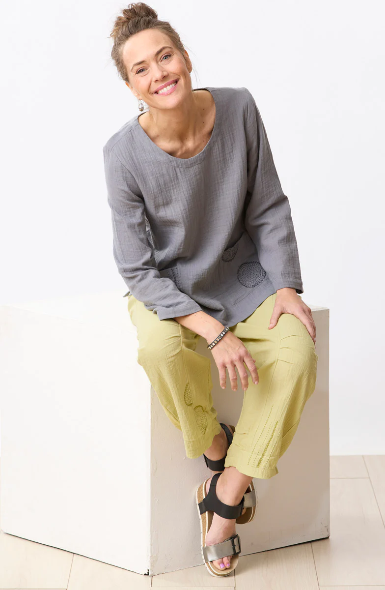 Subhi Double Gauze Straight-Leg Pant - Image 22