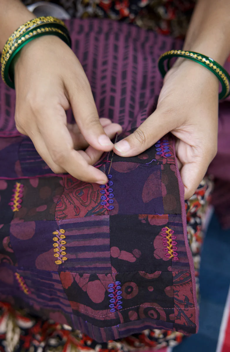 Suniti Cotton Twill Wide-Leg Pant - Sedona plum/Chindi - Image 8