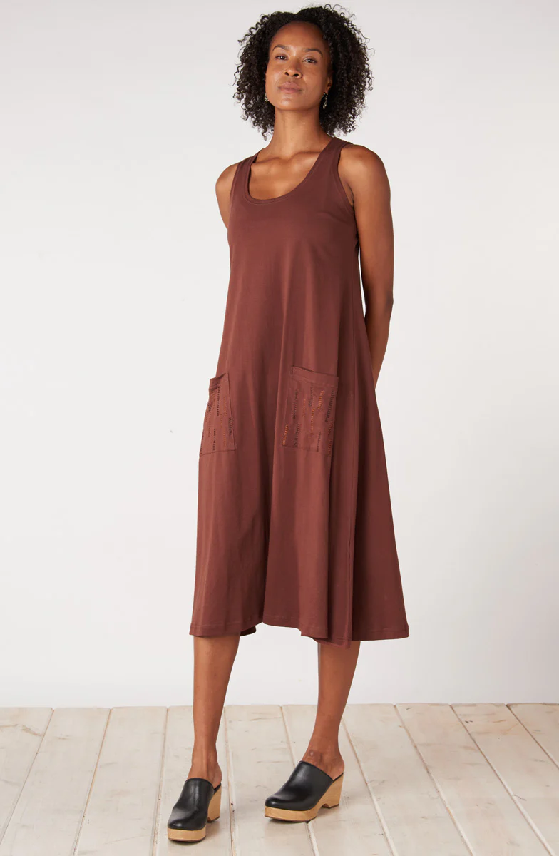 Supriya Jersey A-line Midi Tank Dress - Image 16