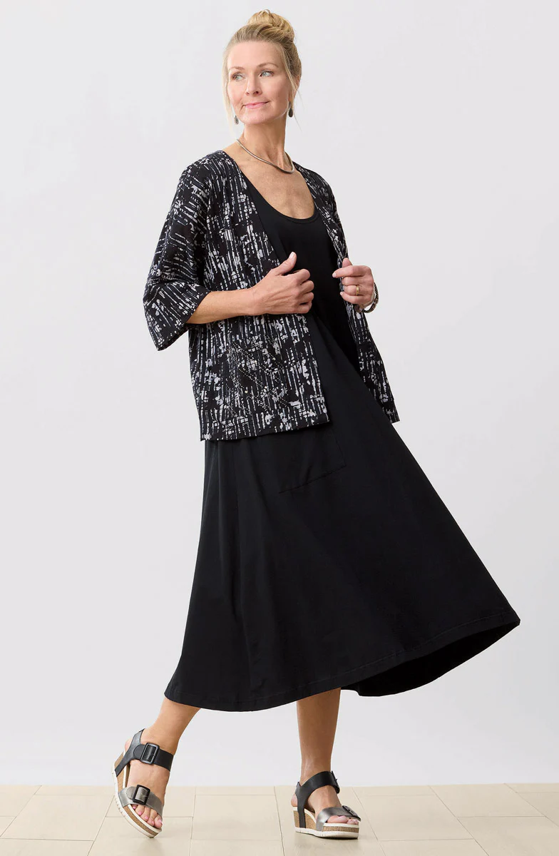 Supriya Jersey A-line Midi Tank Dress - Image 4