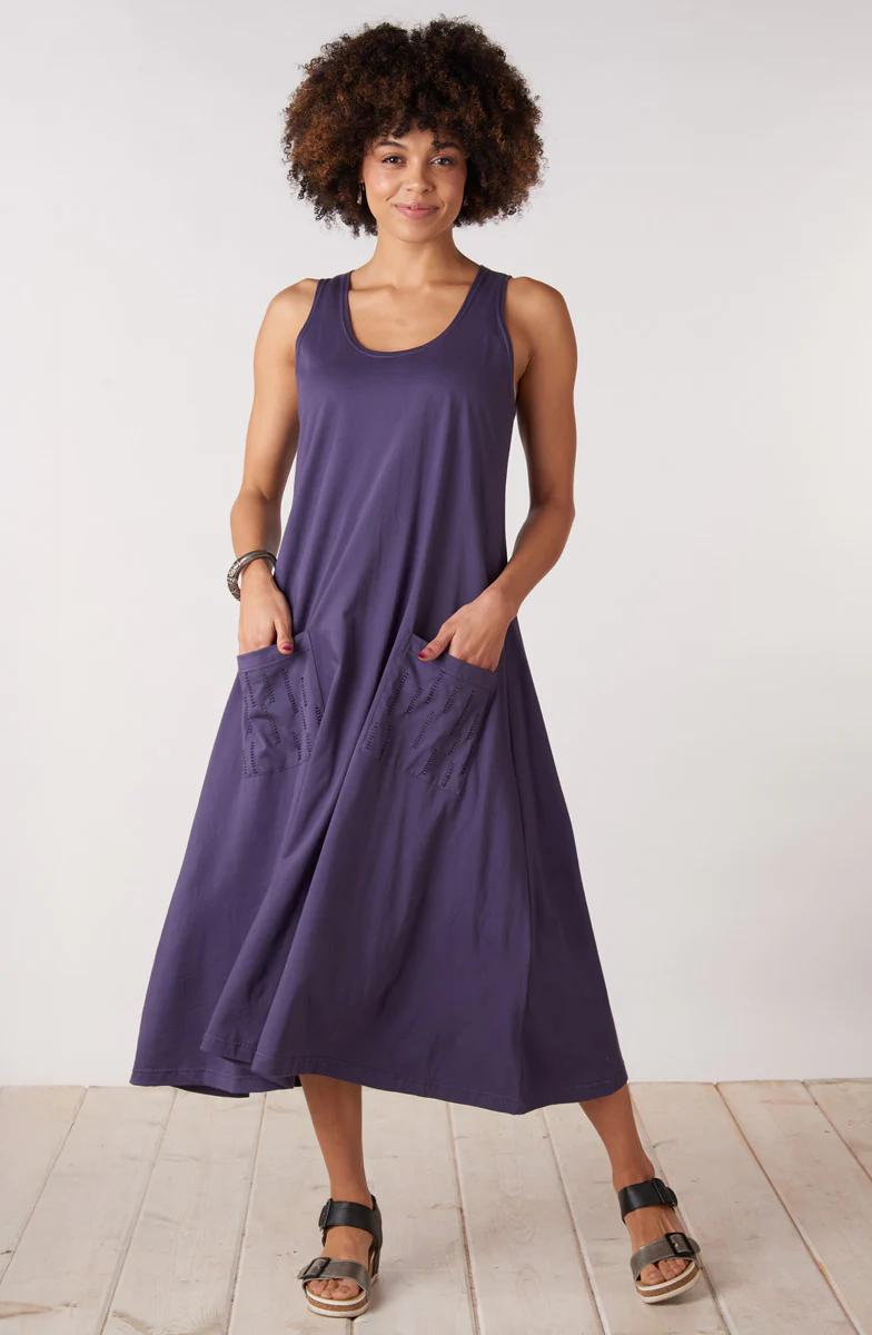 Supriya Jersey A-line Midi Tank Dress - Image 9