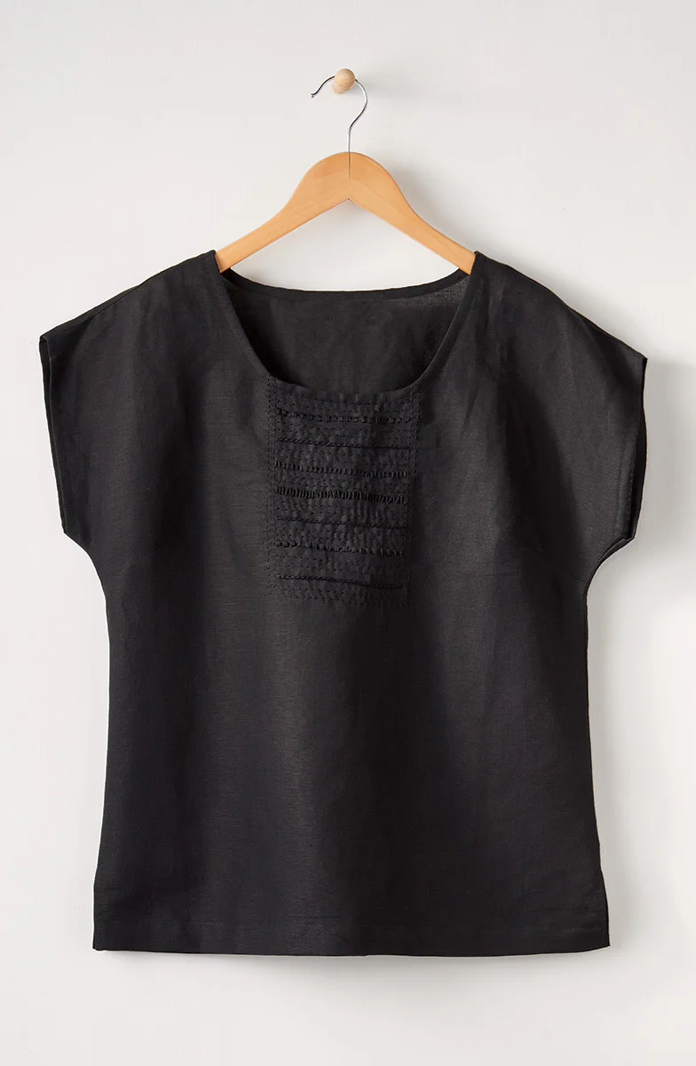 Tivisha Linen/Cotton Cap Sleeve Top - Image 24