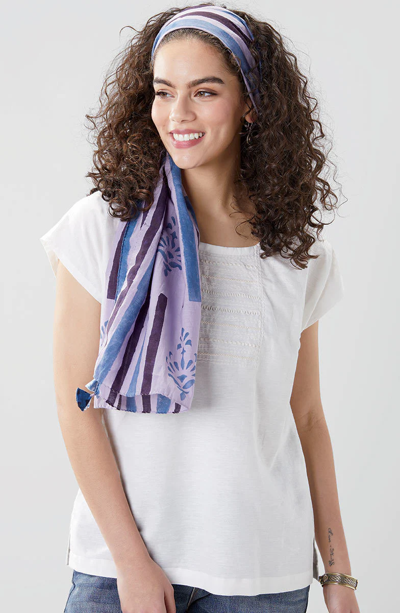 Tivisha Linen/Cotton Cap Sleeve Top - Image 6