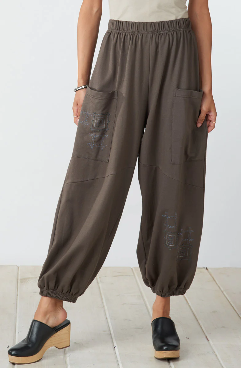 Vishram French Terry Knit Pull-On Pant - Fossil - Image 3