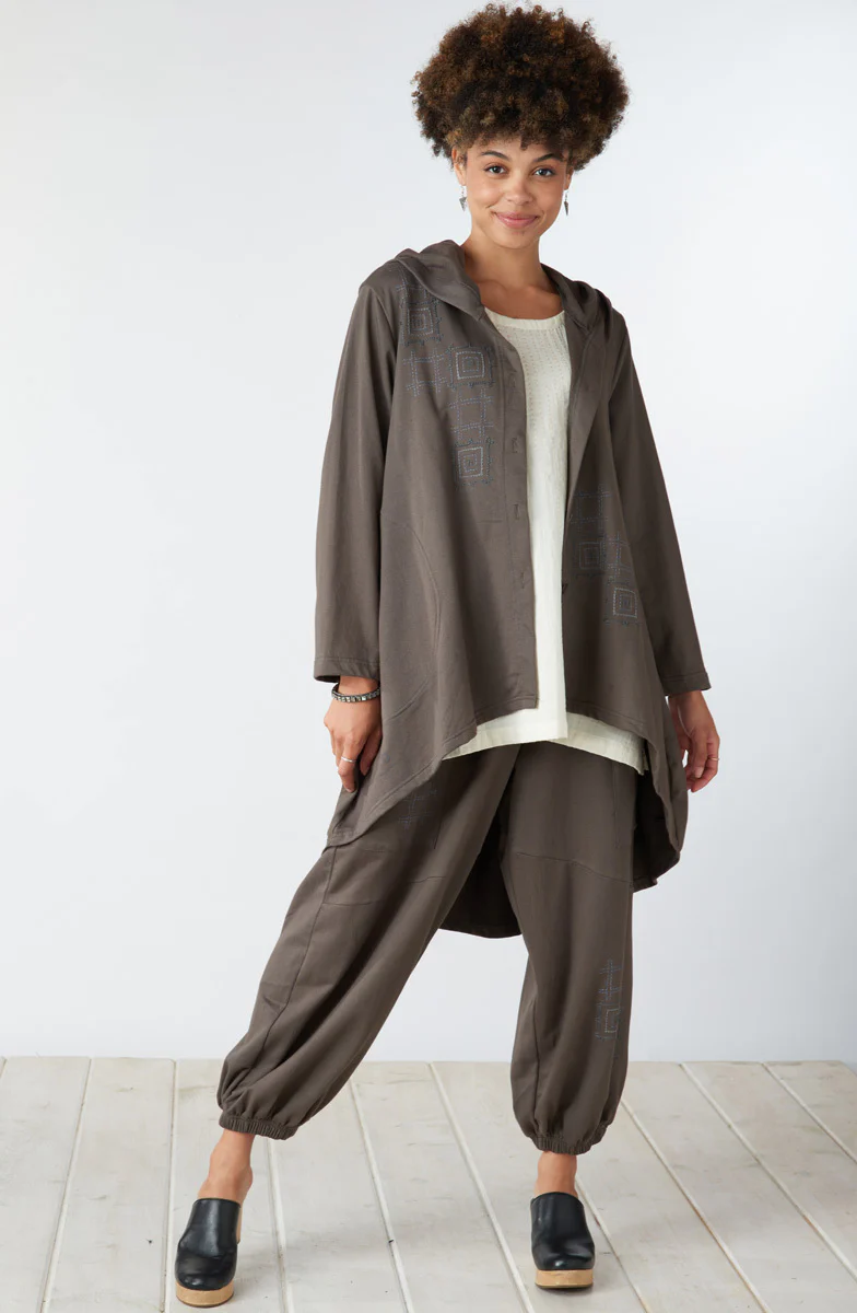 Vishram French Terry Knit Pull-On Pant - Fossil - Image 4