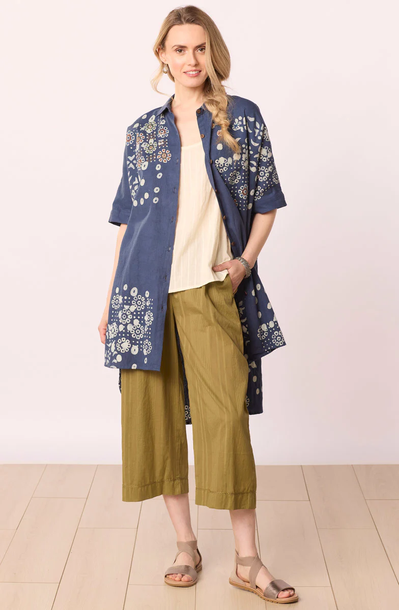 Voile Lightweight Pull-On Layering Culottes - Image 7