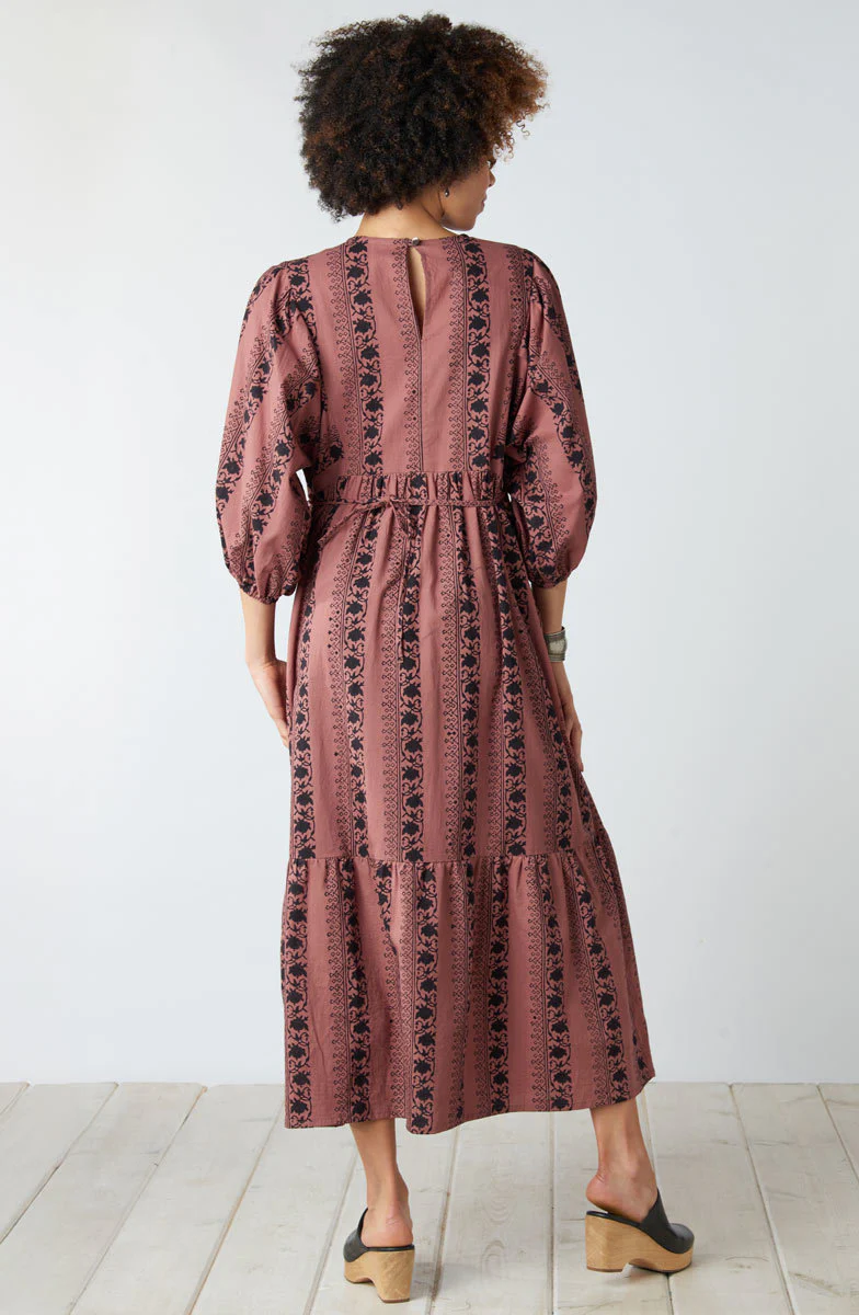 Zahara Blouson Maxi Dress - Ambrosia/Multi - Image 5